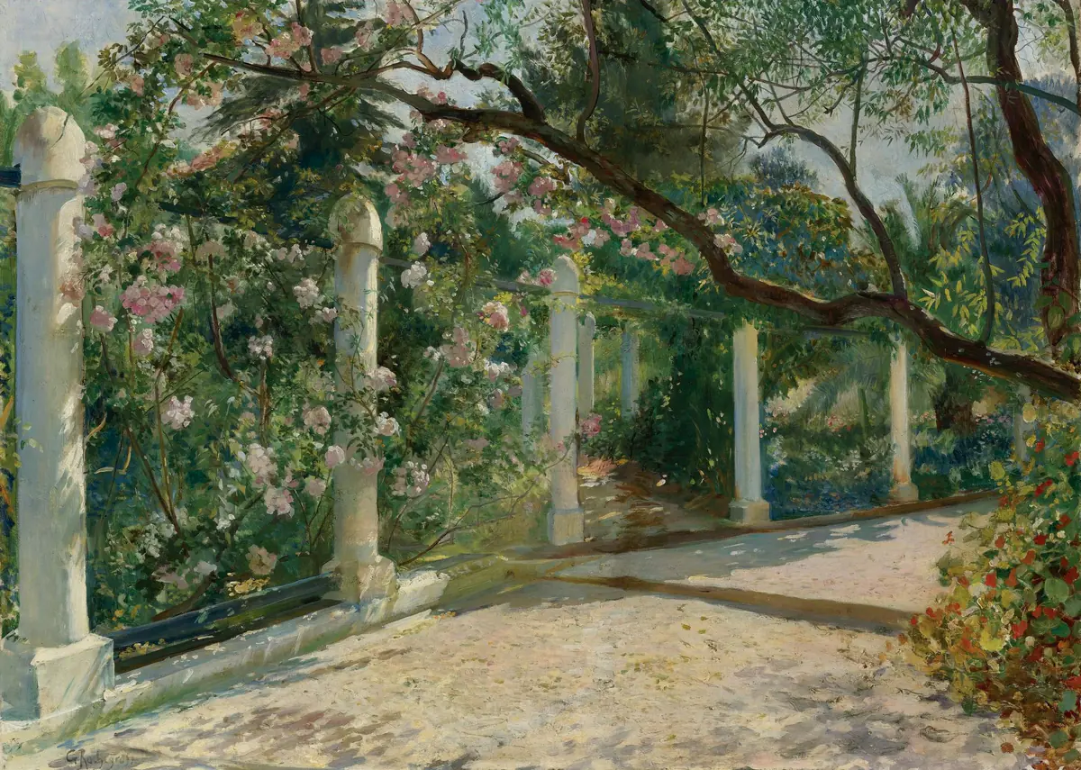 Amandiers à Alger - Georges Rochegrosse