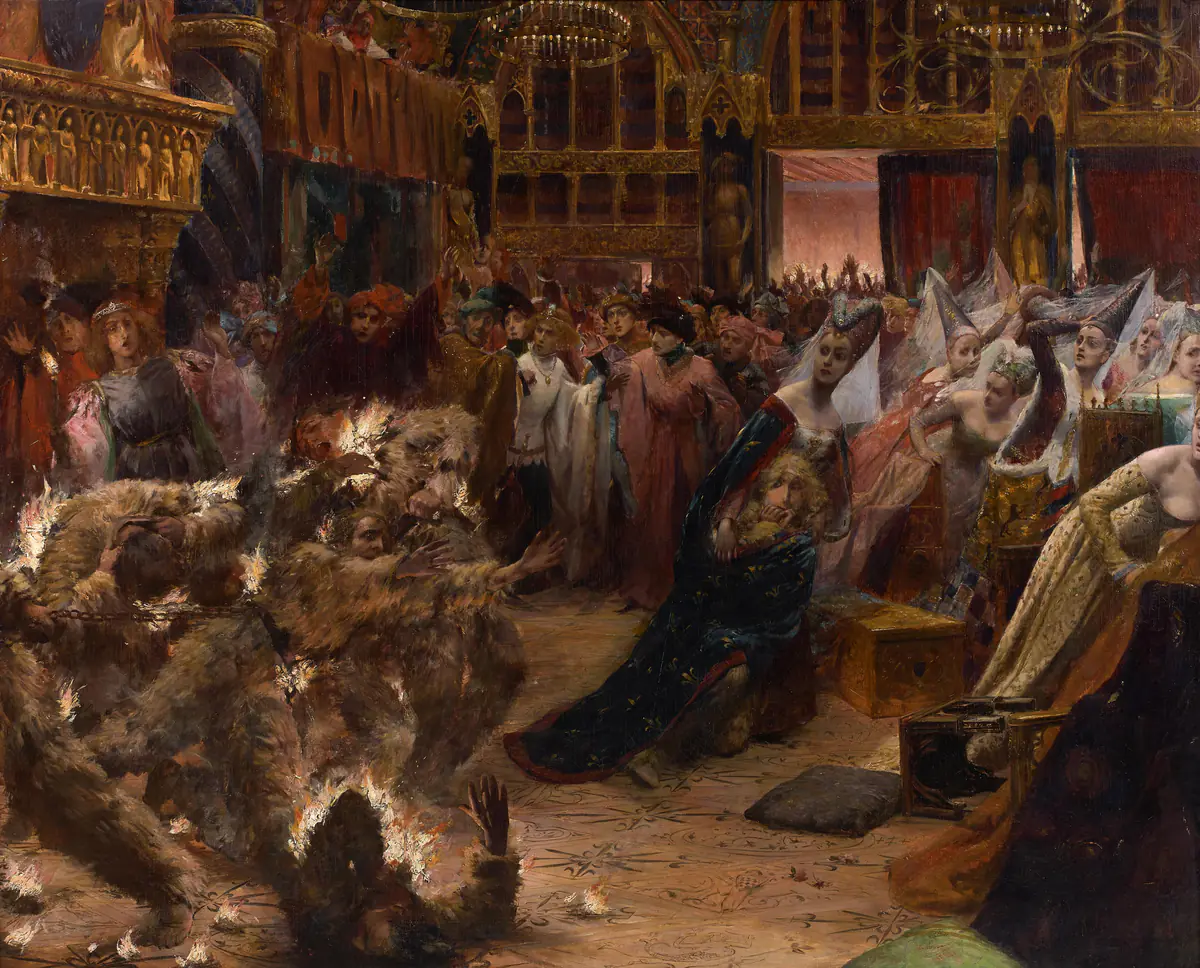 Le Bal des ardents - Georges Rochegrosse