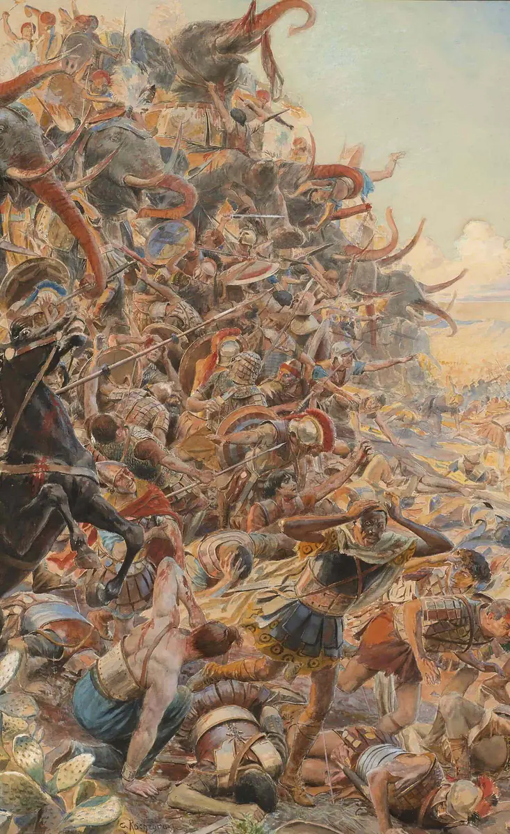 La Bataille du Macar - Georges Rochegrosse