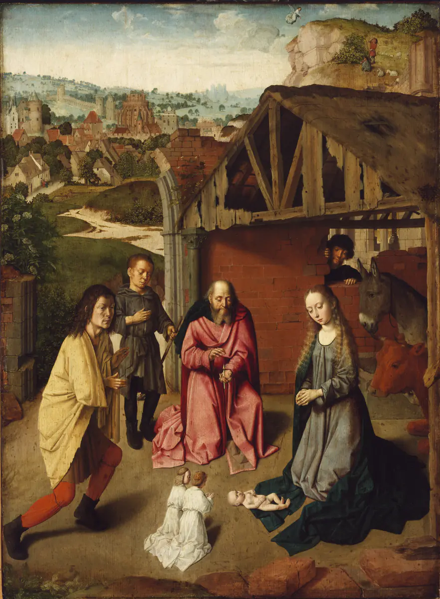 L'Adoration des bergers - Gérard David
