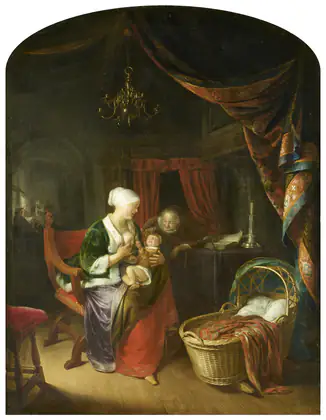 La jeune mère - Gérard Dou