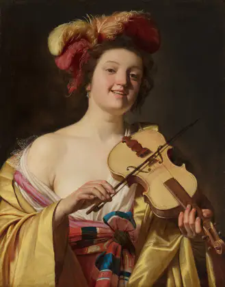 La Violoniste - Gerrit van Honthorst