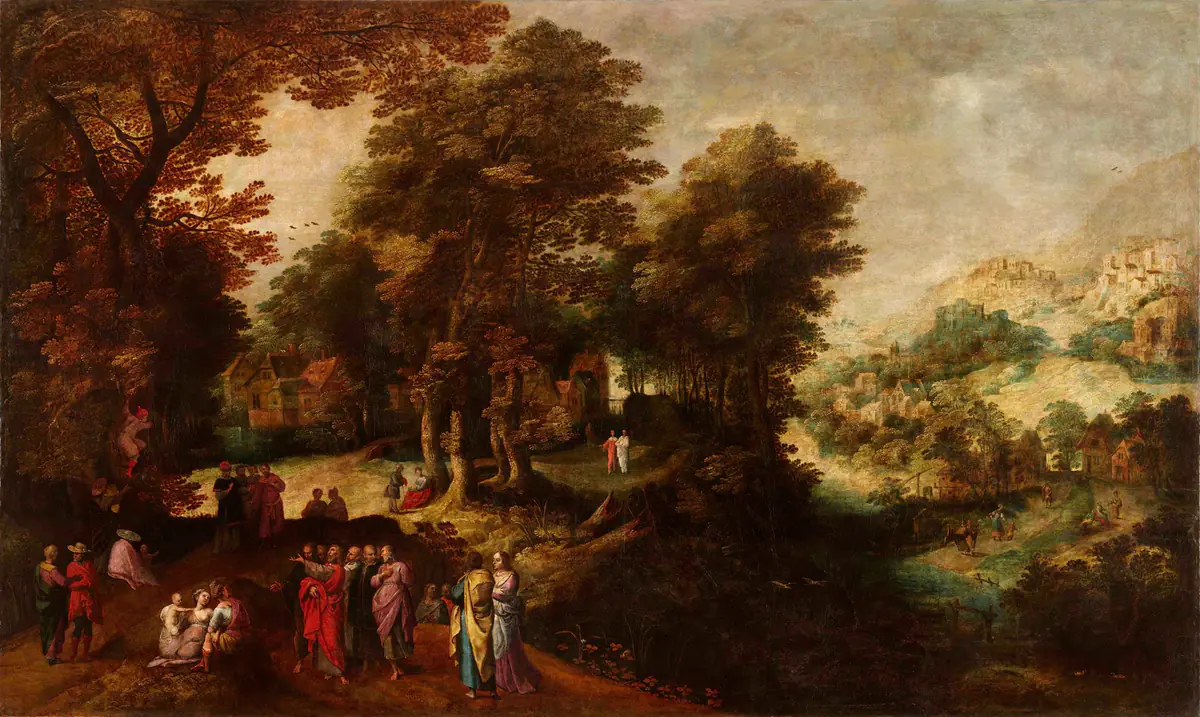 Jésus et Zachée - Gillis van Coninxloo