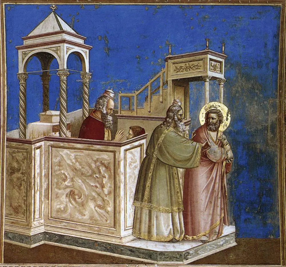 Joachim chassé du Temple - Giotto