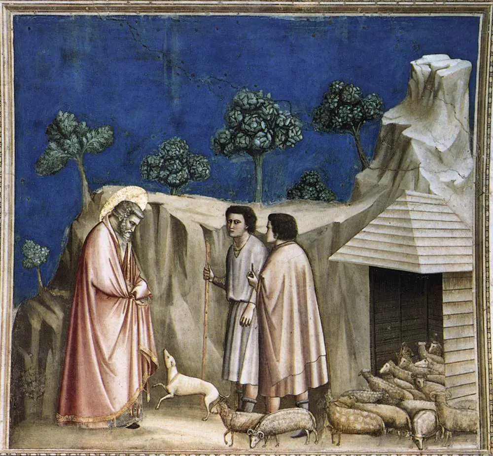 Joachim parmi les bergers - Giotto