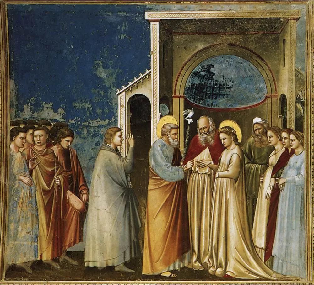 Le Mariage de la Vierge - Giotto
