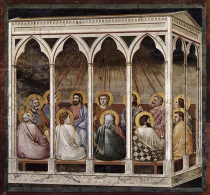 La Pentecôte — Scrovegni - Giotto