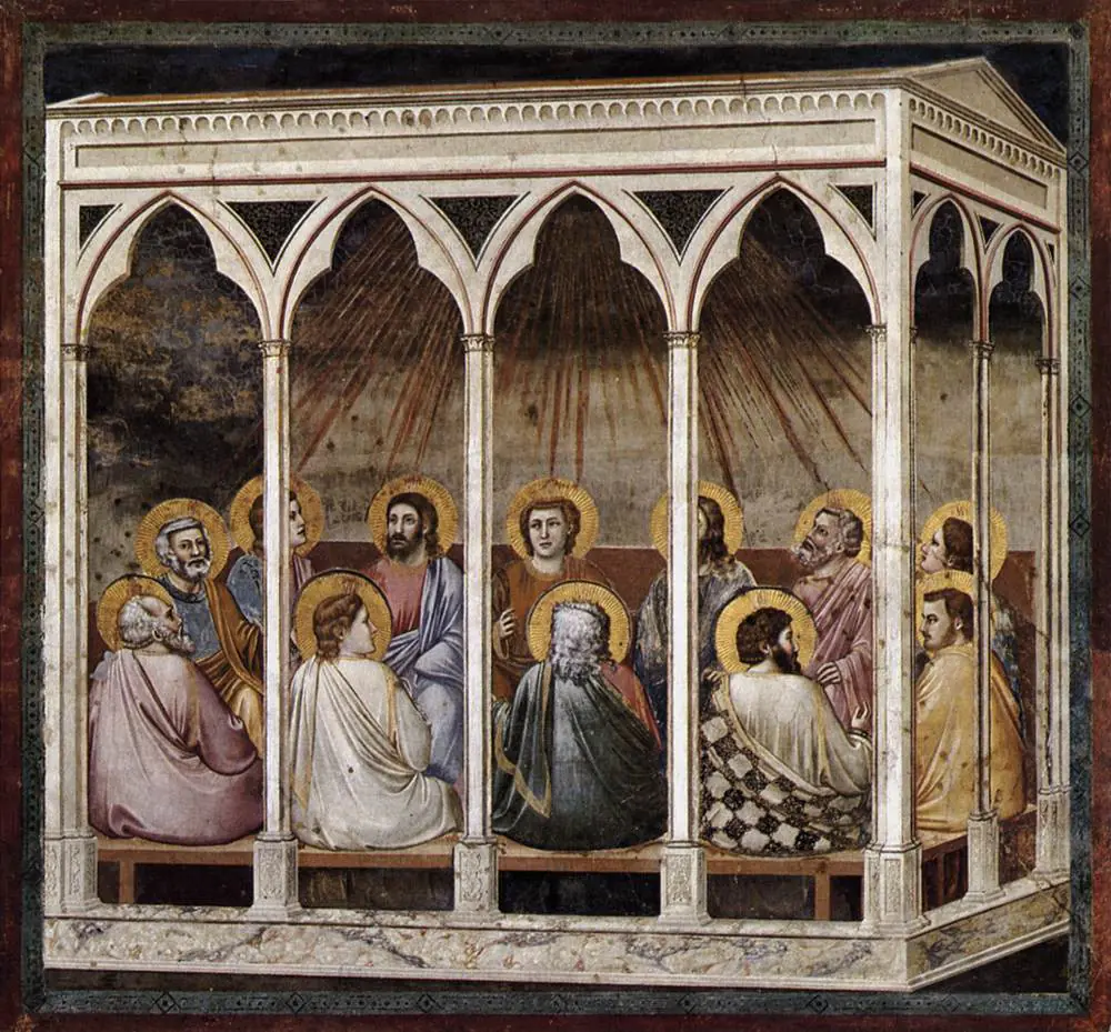 La Pentecôte — Scrovegni - Giotto