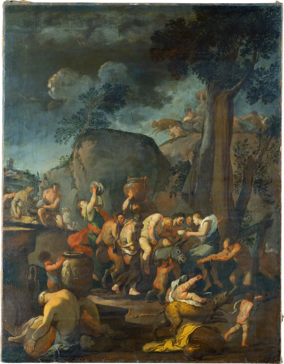 Une bacchanale - Giulio Carpioni