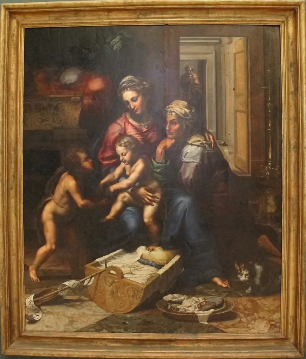 Madone au chat - Giulio Romano