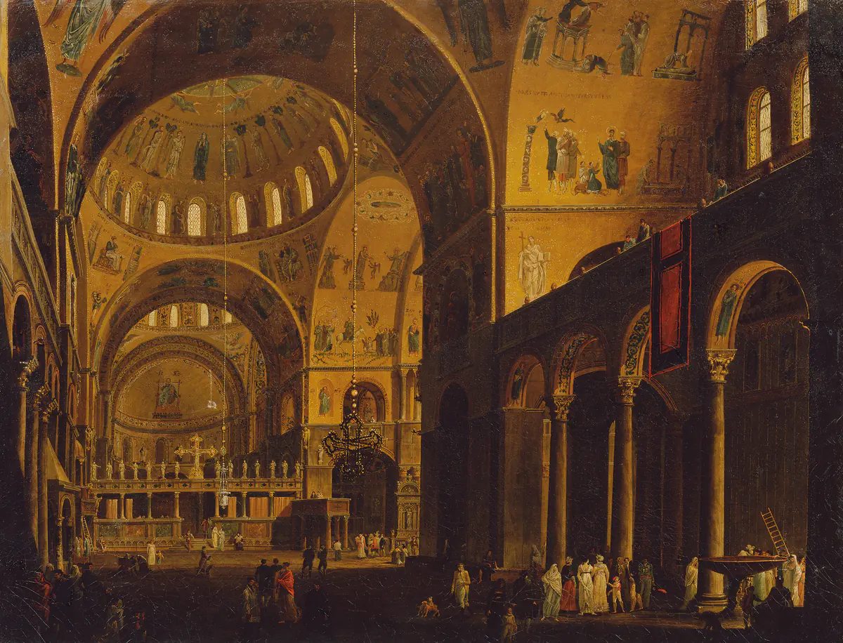 L'intérieur de Saint-Marc - Giuseppe Borsato