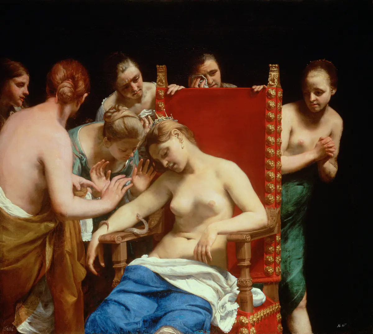 La Mort de Cléopâtre - Guido Cagnacci