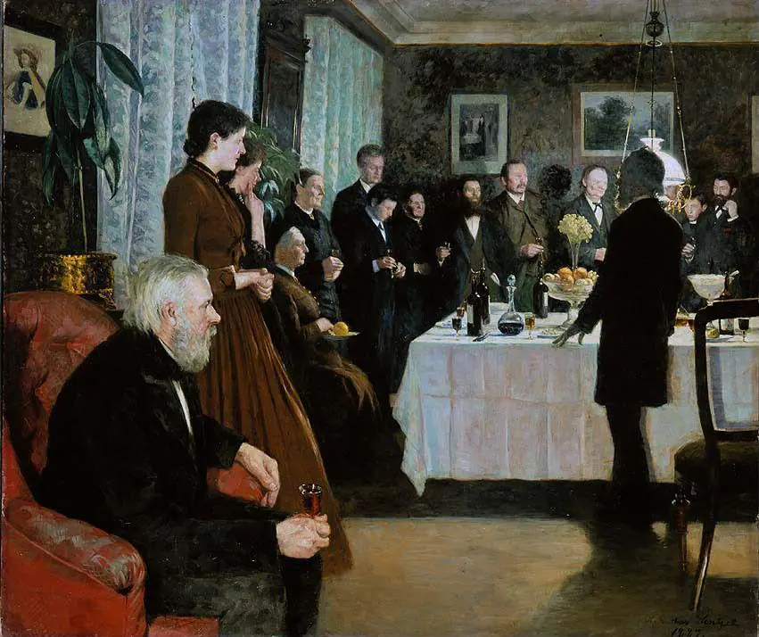 Fête de confirmation - Gustav Wentzel
