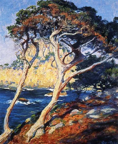 Les arbres de Point Lobos - Guy Rose