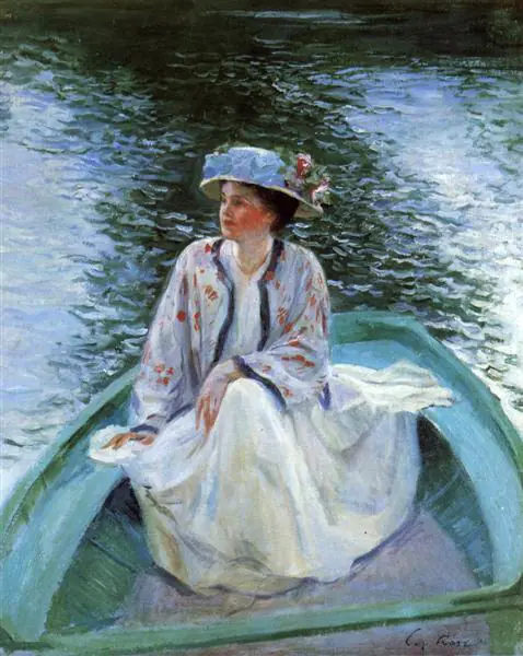 Au bord de la rivière - Guy Rose