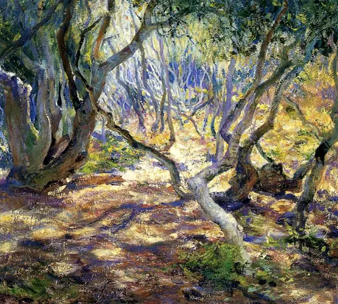 Le bois de chênes de Carmel - Guy Rose