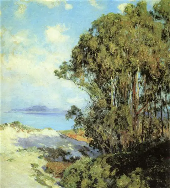 La brume se lève à Carmel - Guy Rose