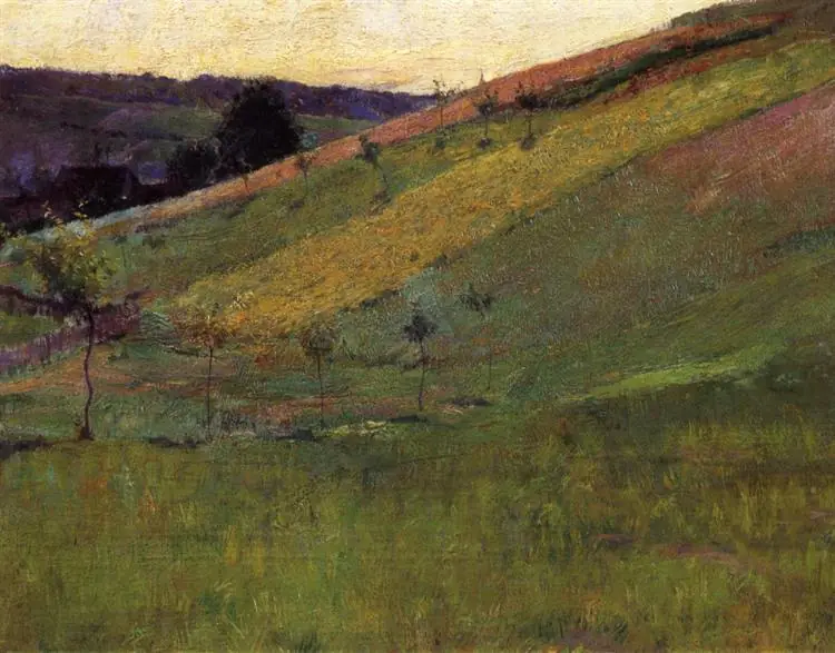 Le coteau de Giverny - Guy Rose