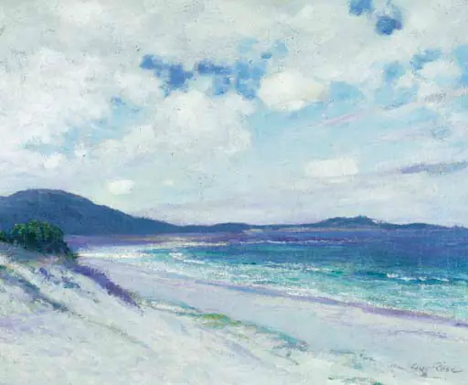 Jour venteux à Carmel - Guy Rose