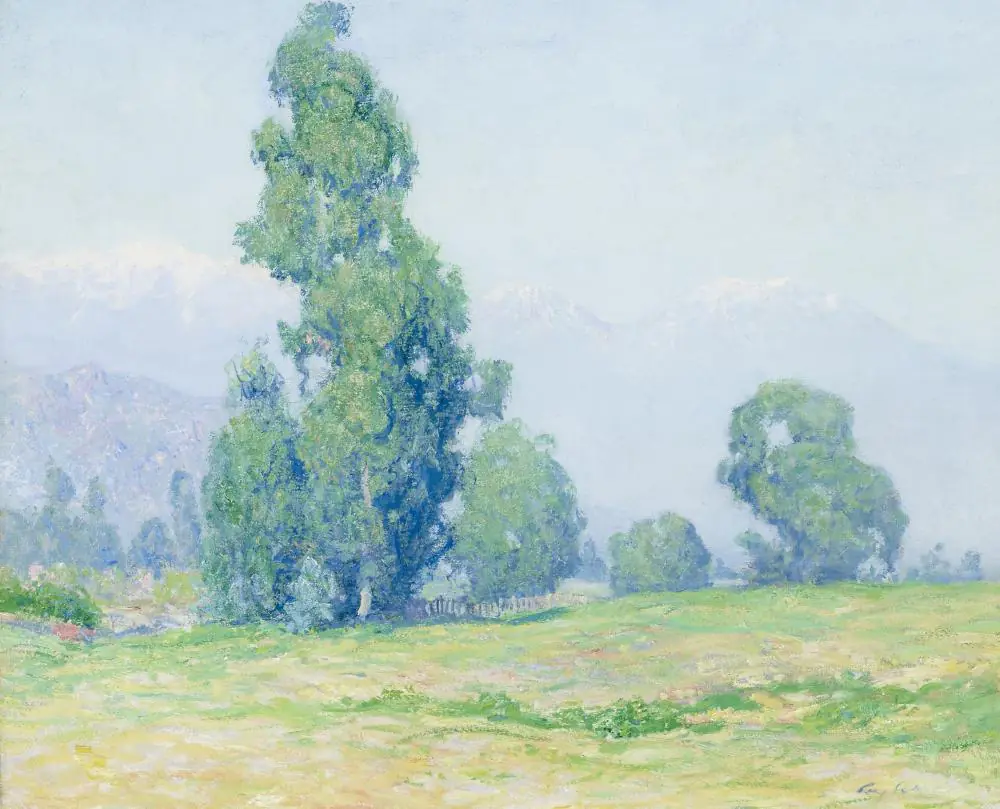 Le long des montagnes de San Gabriel - Guy Rose