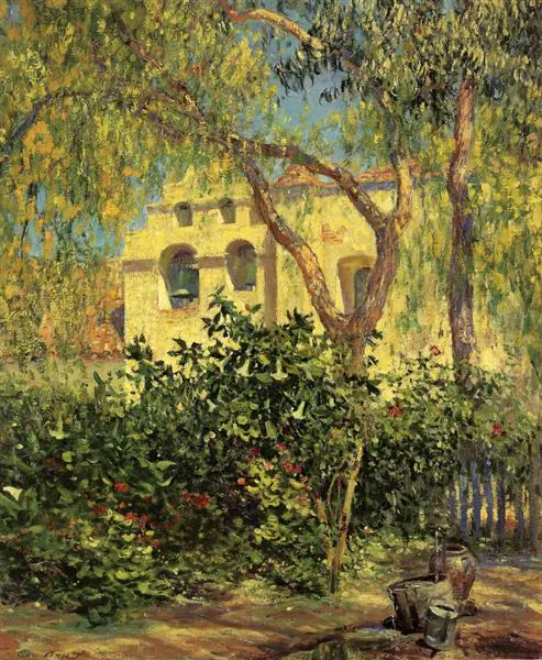 La mission de San Gabriel - Guy Rose