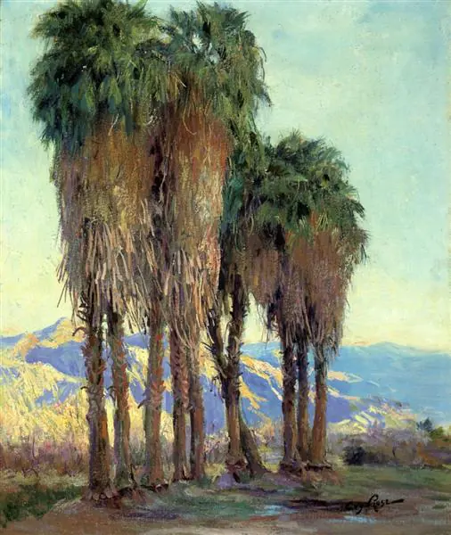 Les palmiers - Guy Rose