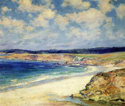La plage de Carmel - Guy Rose