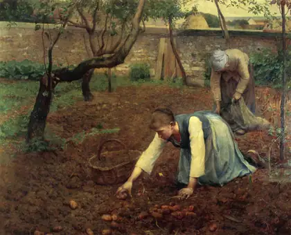 Les ramasseuses de pommes de terre - Guy Rose