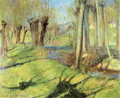 Les saules de Giverny - Guy Rose