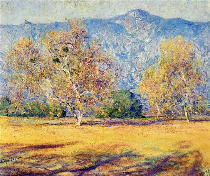 Les sycomores de Pasadena - Guy Rose