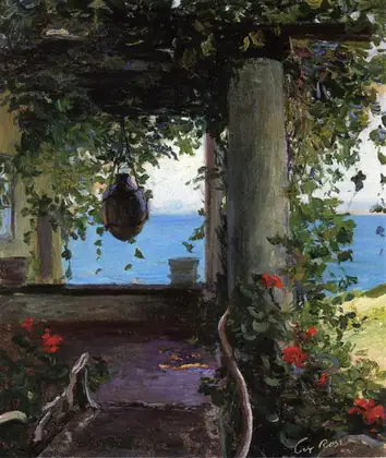 La tonnelle de La Jolla - Guy Rose