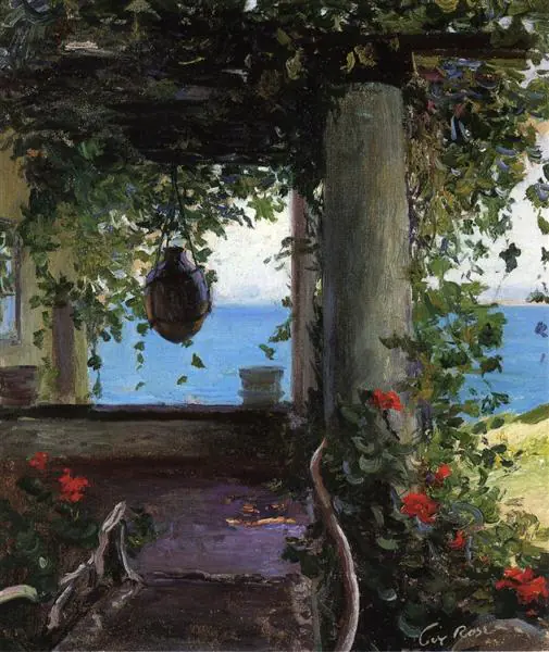 La tonnelle de La Jolla - Guy Rose