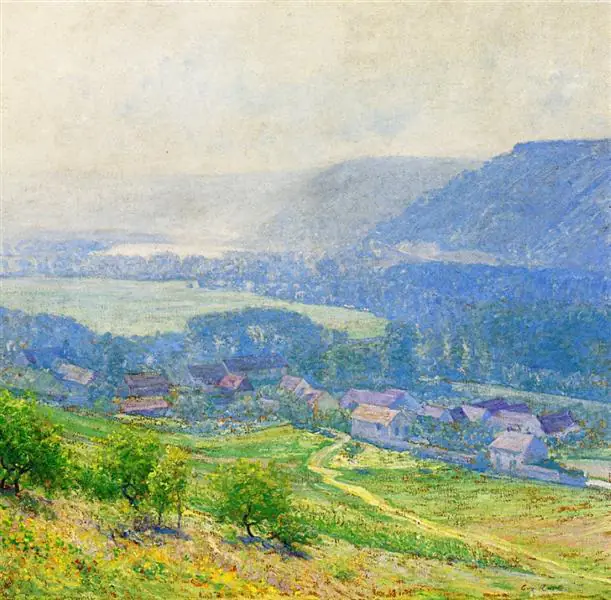 La vallée de la Seine à Giverny - Guy Rose