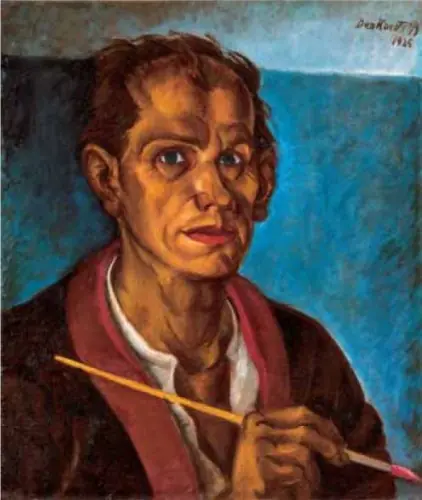 Autoportrait (1925) - Gyula Derkovits