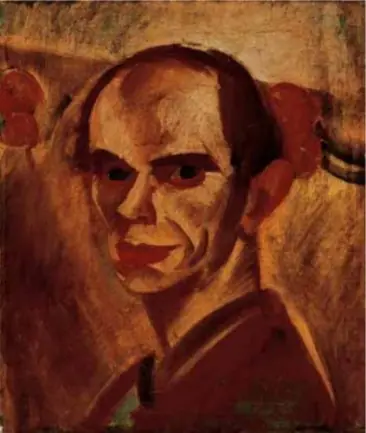Autoportrait (1926) - Gyula Derkovits