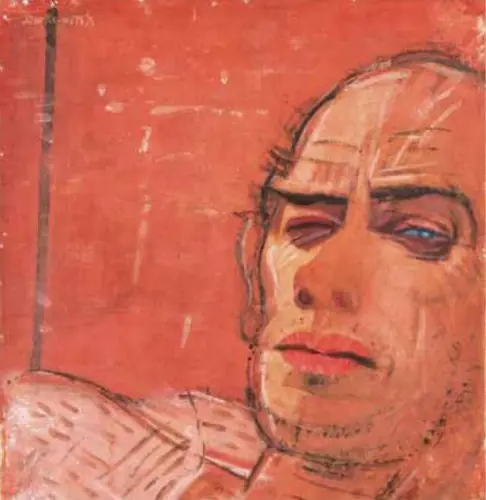 Autoportrait (loucher) - Gyula Derkovits