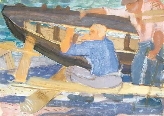 Forgerons navals - Gyula Derkovits