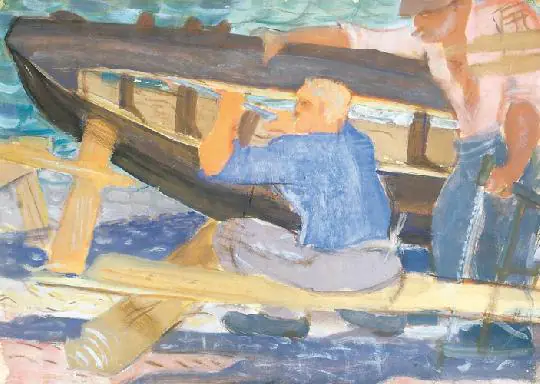 Forgerons navals - Gyula Derkovits