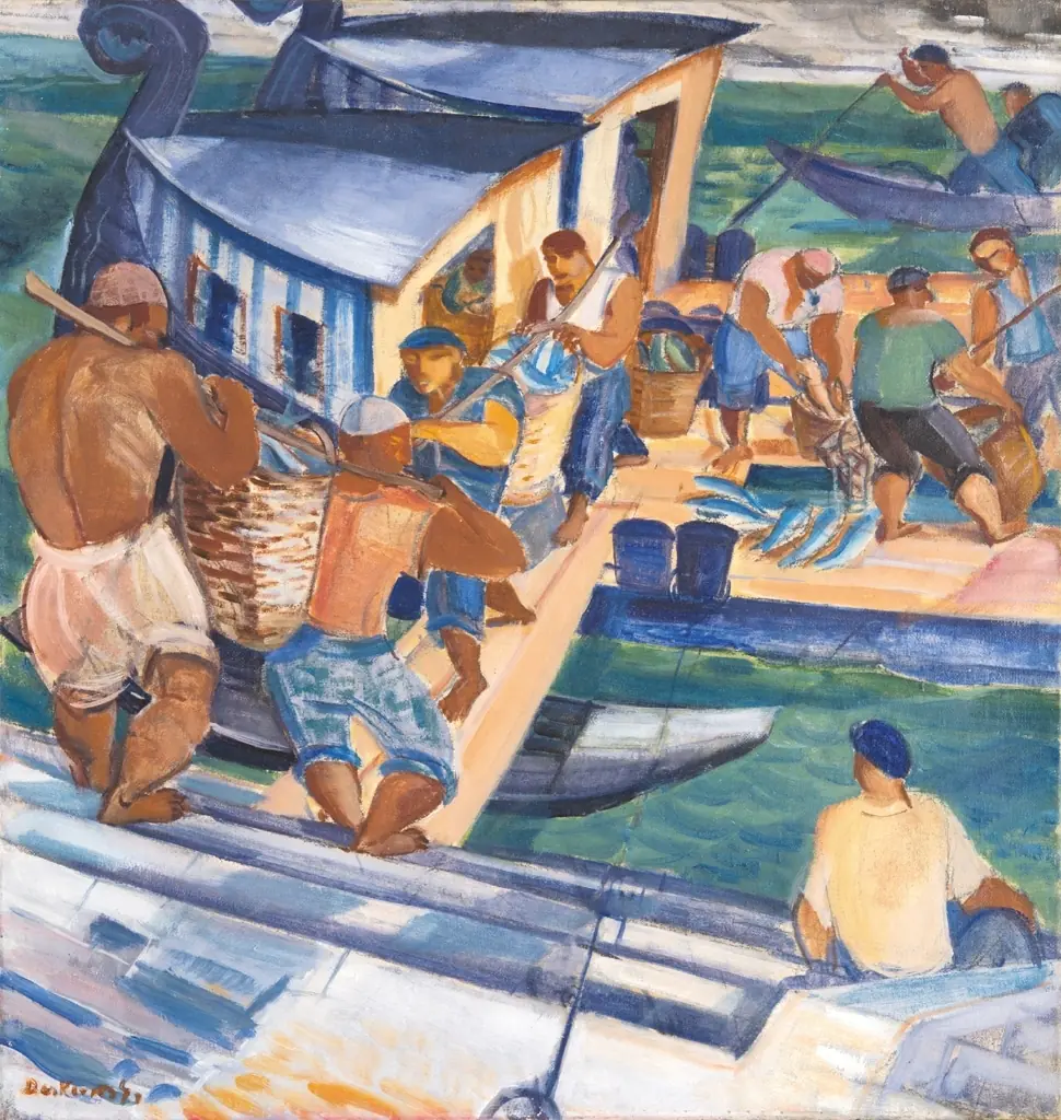 Pêcheurs I. - Gyula Derkovits