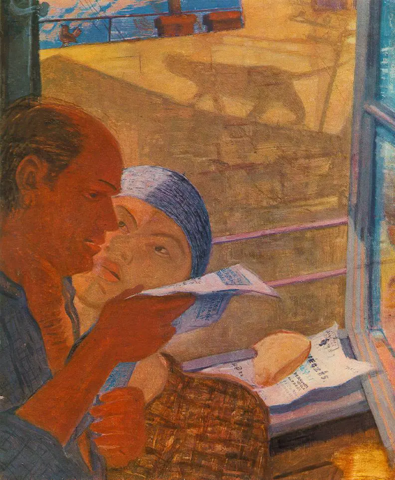 Le verdict - Gyula Derkovits