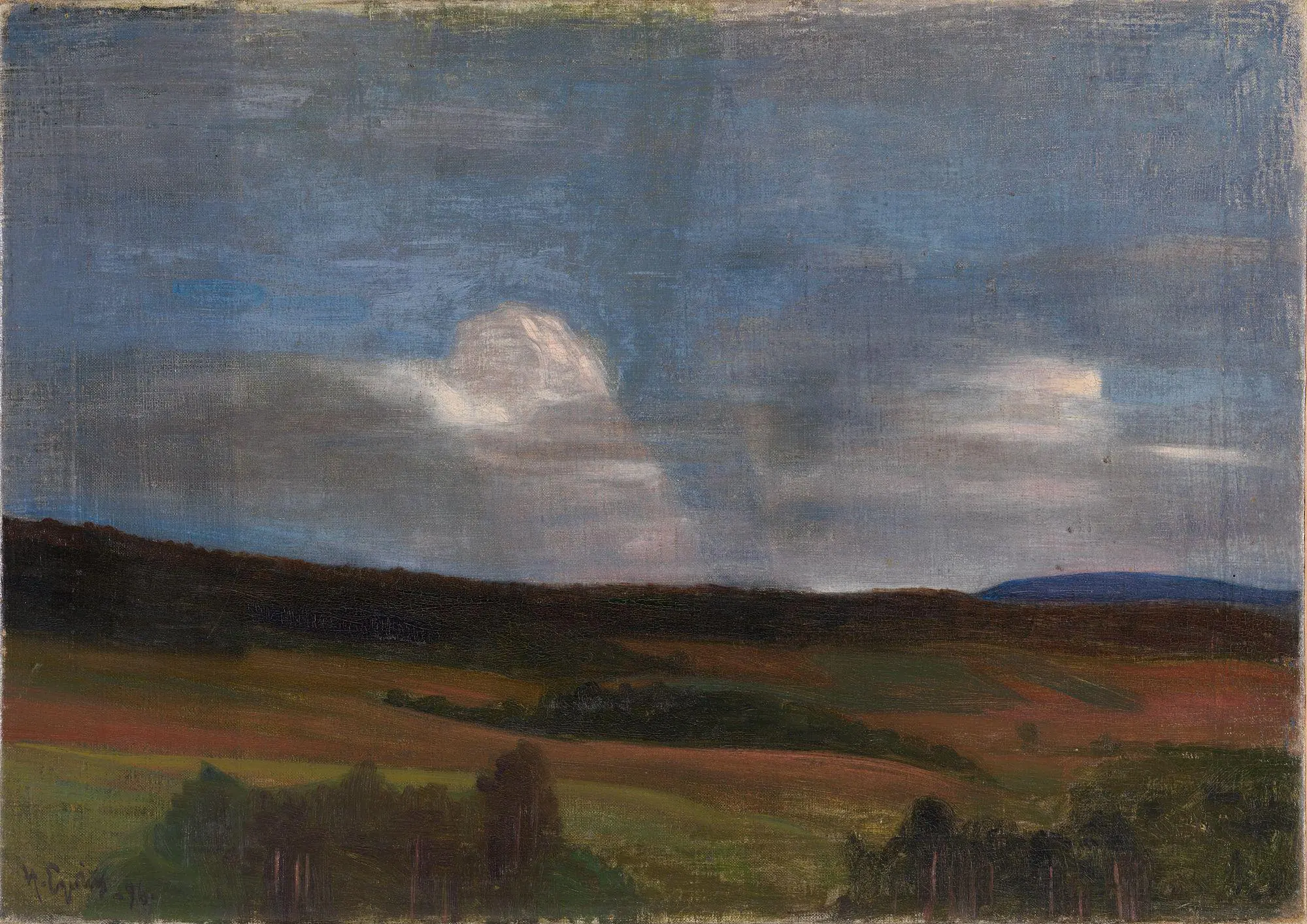 Nuages d'orage - Halfdan Egedius