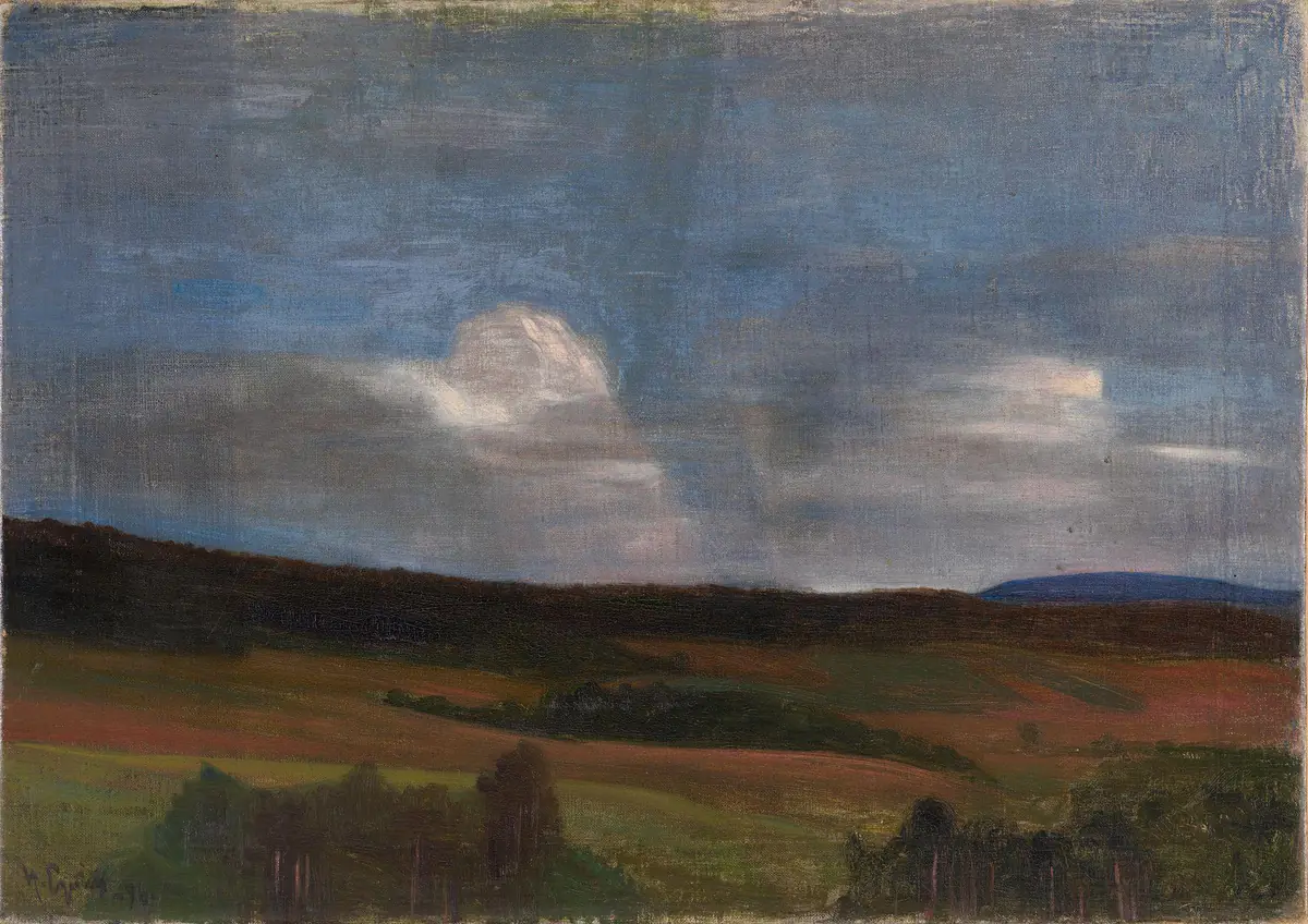 Nuages d'orage - Halfdan Egedius