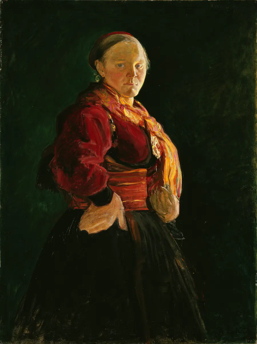 Portrait de Mari Clasen - Halfdan Egedius