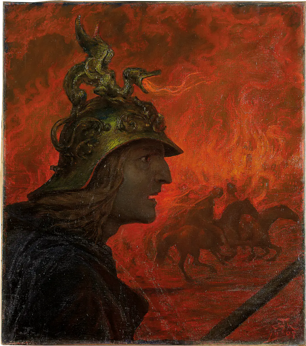 La guerre - Hans Thoma