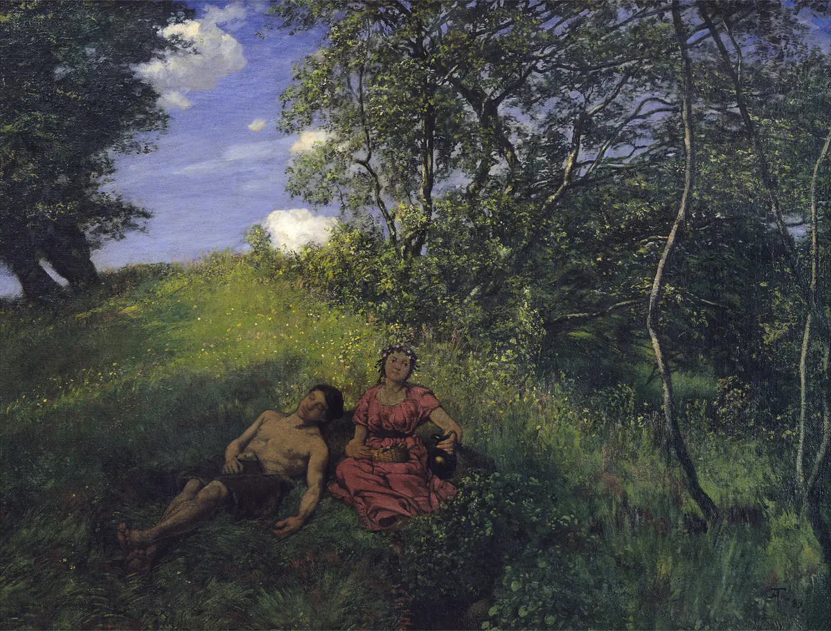 Sieste - Hans Thoma