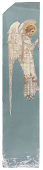 Un ange ailé de profil - Harry Clarke