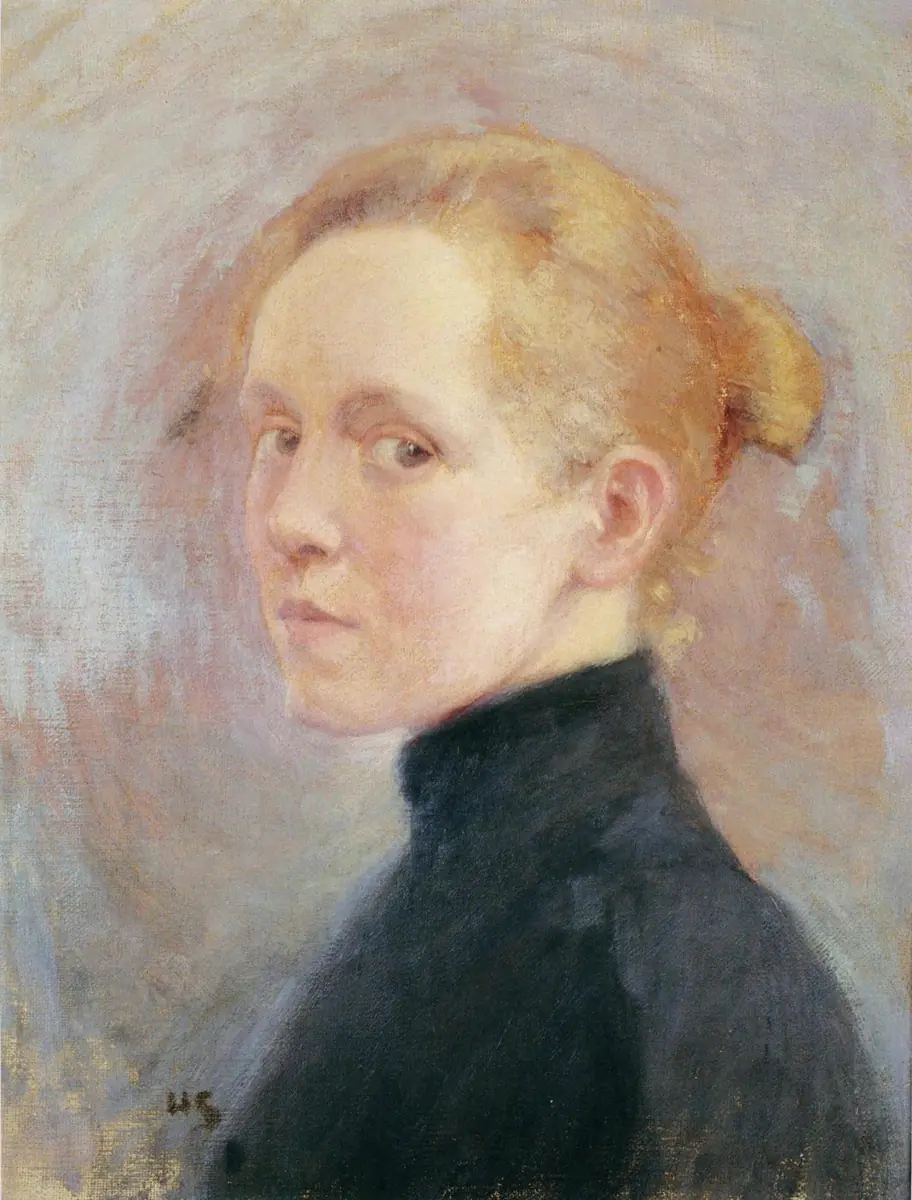 Autoportrait, 1895 - Helene Schjerfbeck