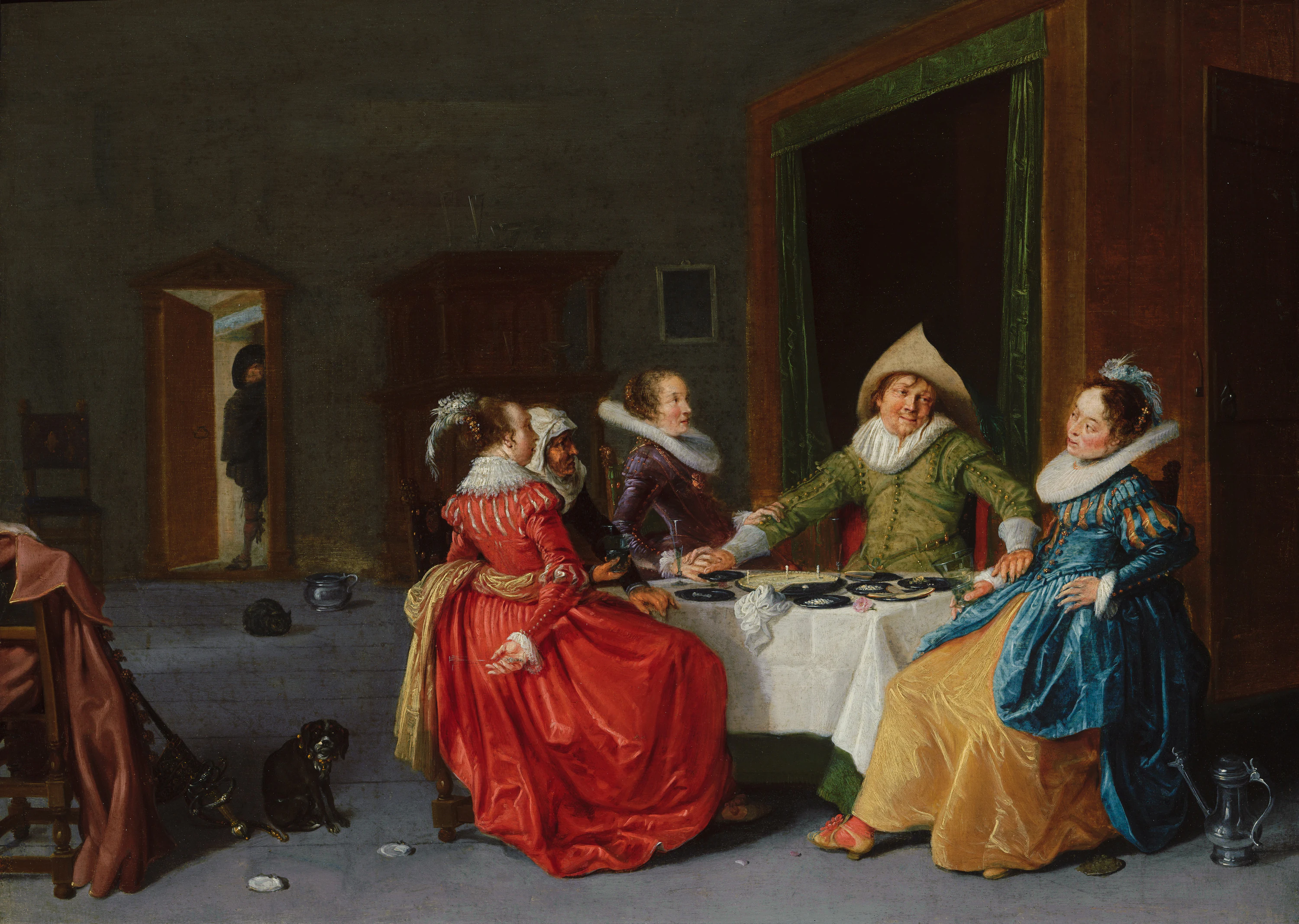 Joyeuse compagnie dans un bordel - Hendrick Pot