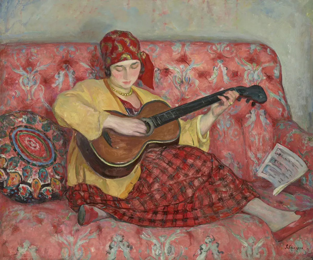 Nono à la guitare - Henri Lebasque