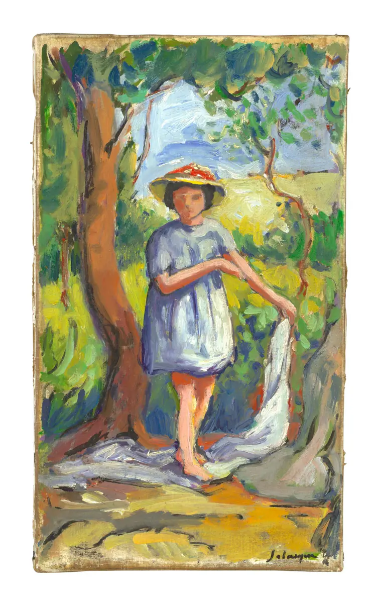 Petite fille dans la clairière - Henri Lebasque